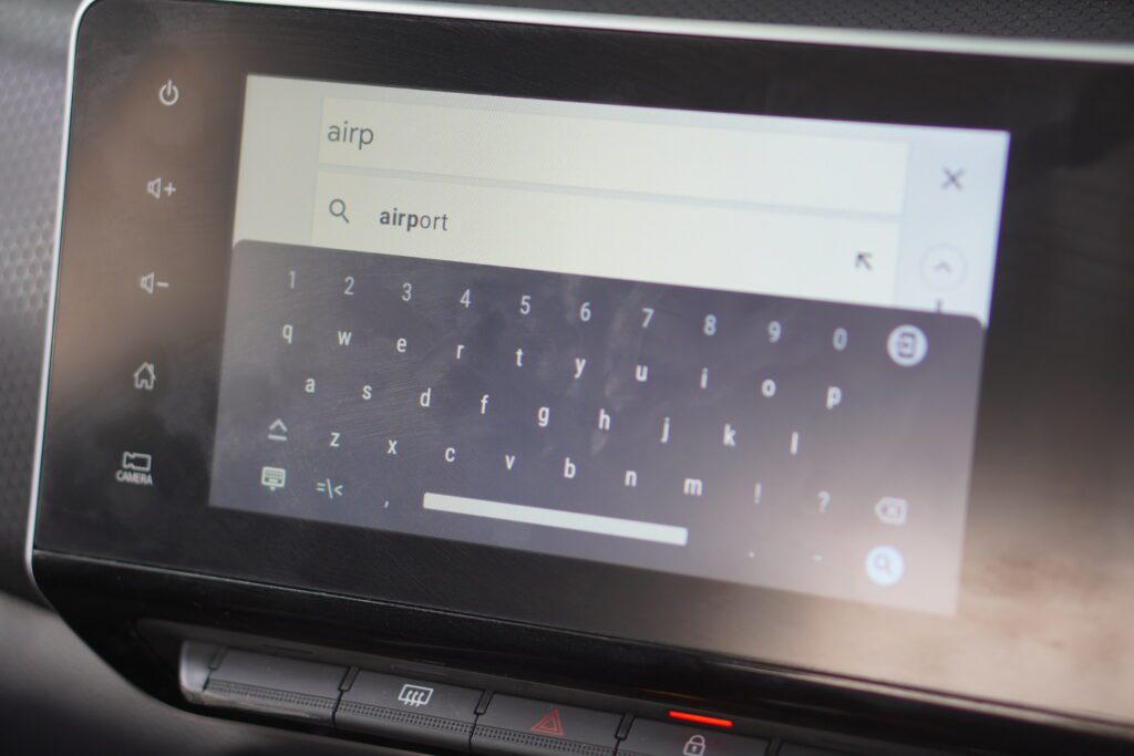 Android Auto keyboard