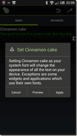Android Font Changer 5
