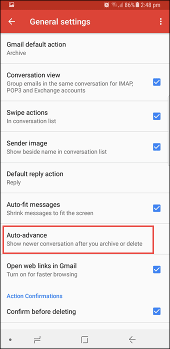 Android Gmail Tips Trick 15