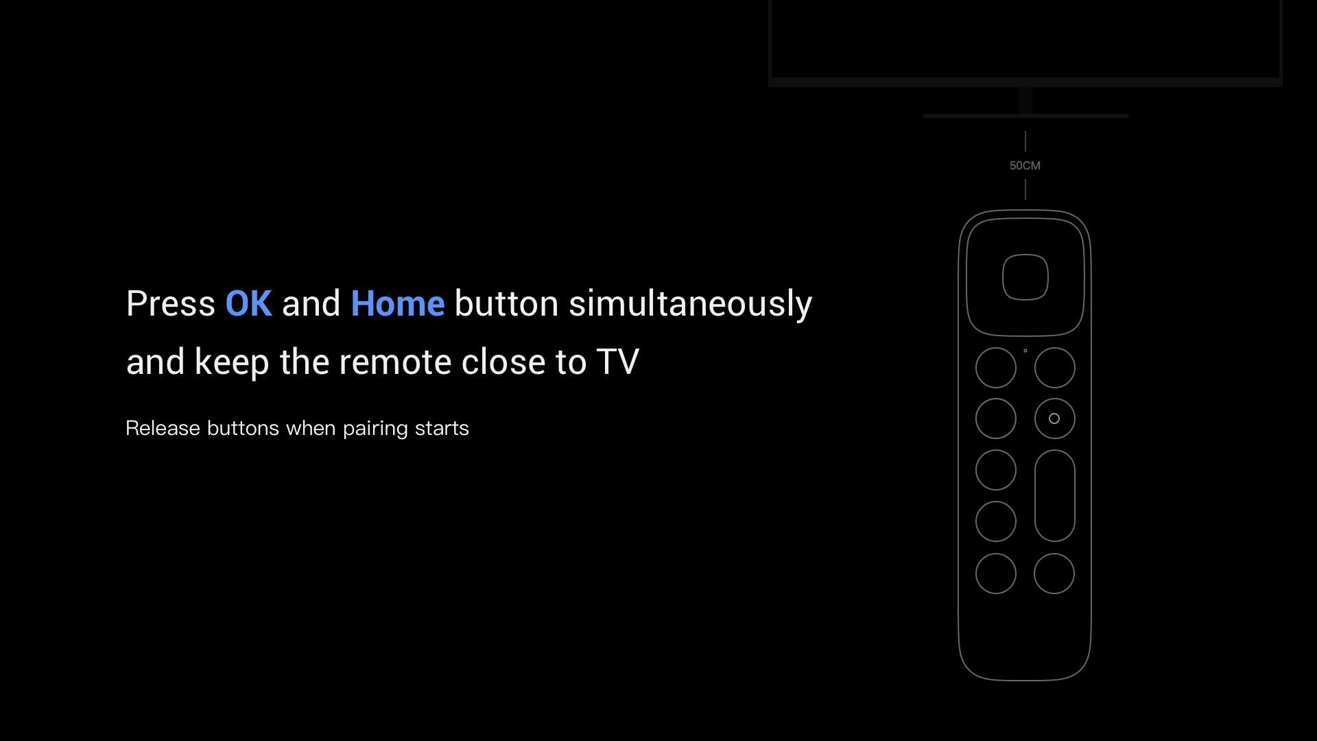 pair remote with TV