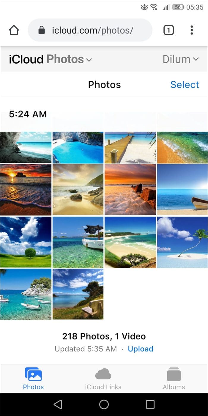Android View Icloud Photos Notes Reminders 3