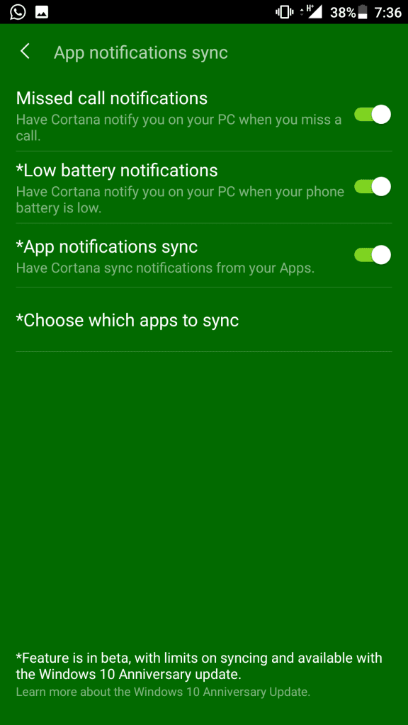 Android Notifications Windows 10 2 576X1024