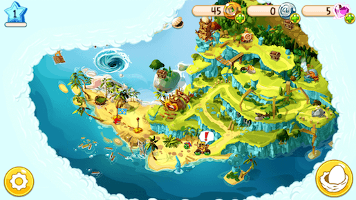 Angry Birds Epic Main Map