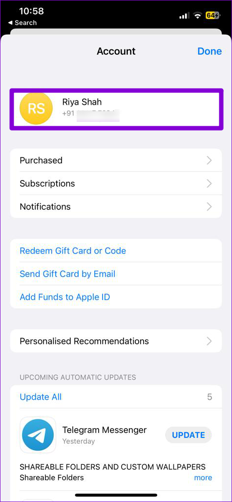 Apple ID in App Store