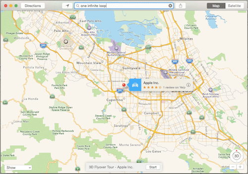 Apple Maps Flyover