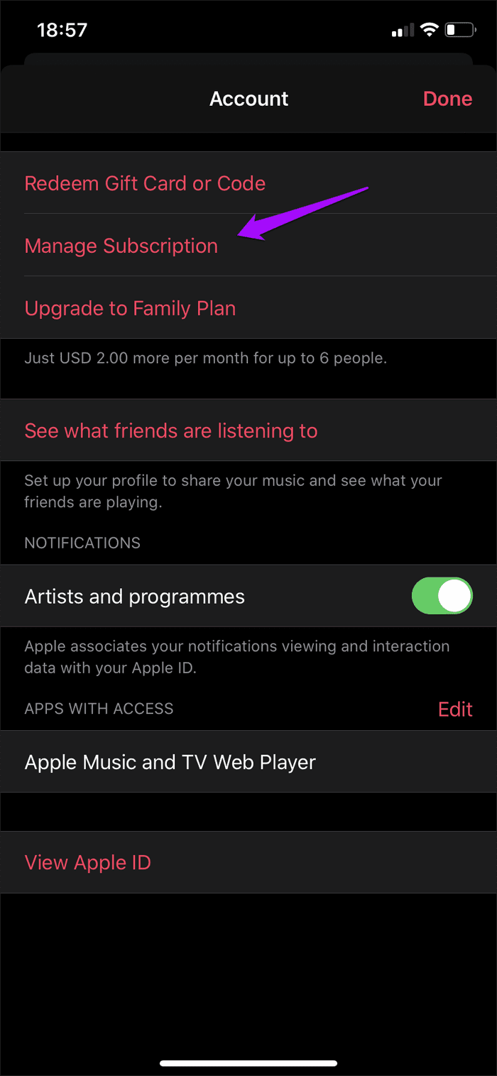 Apple Music Cancel Subscription 3