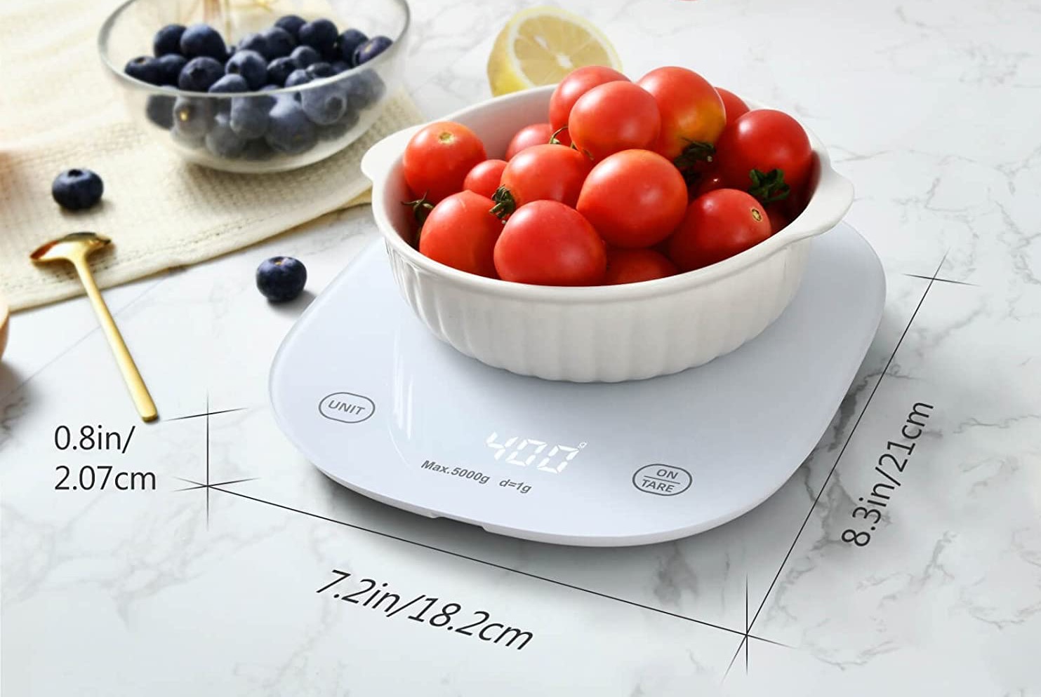 Smart Food Scale with Smartphone App, AGPTEK Digital Kitchen Scale