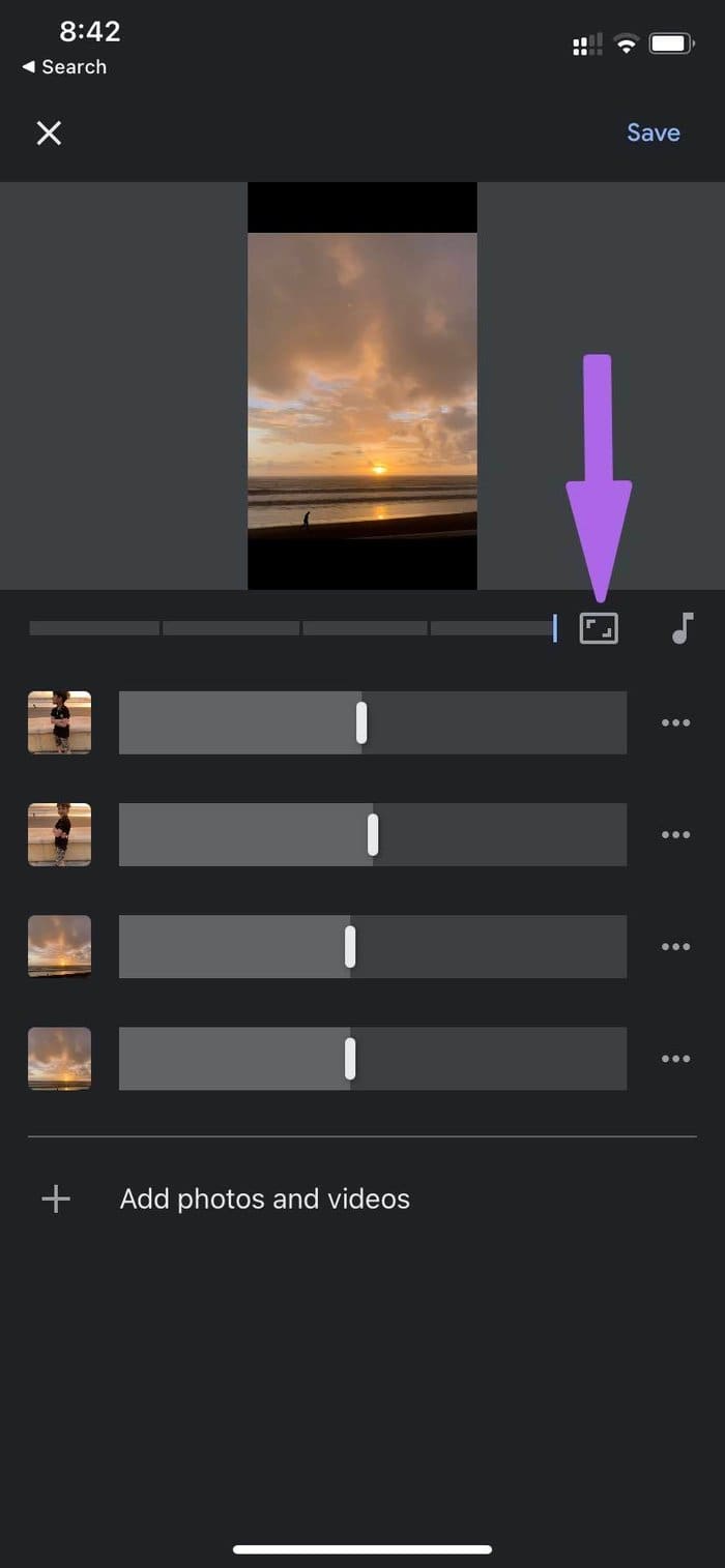 Aspect ration option