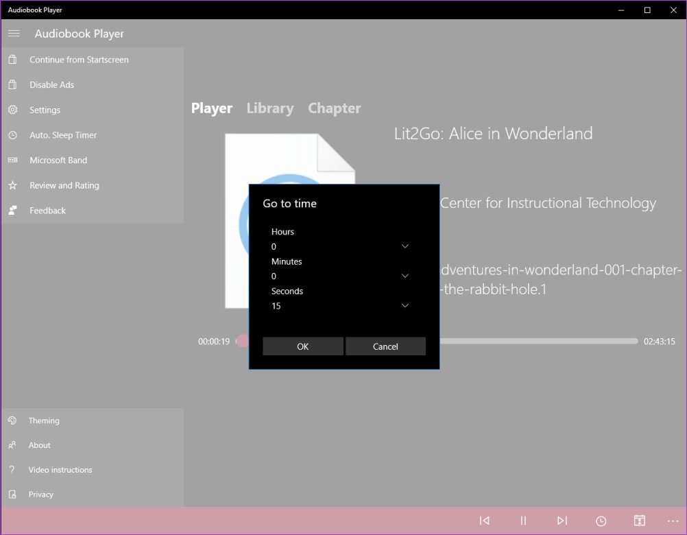 Audiobook Players Windows 2