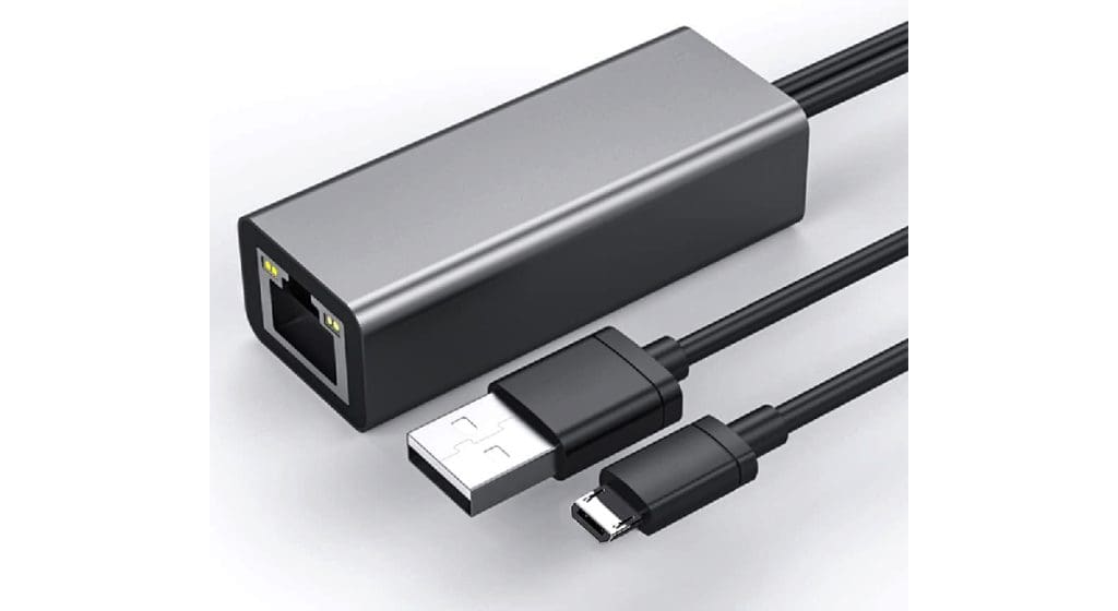 Google Chromecast with Google TV official Ethernet Adapter 