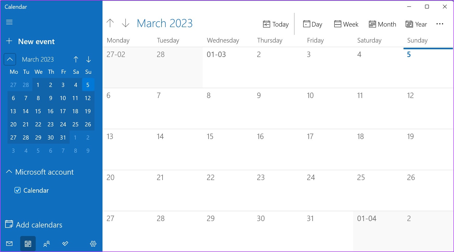 Outlook Calendar - برنامه تقویم همه کاره