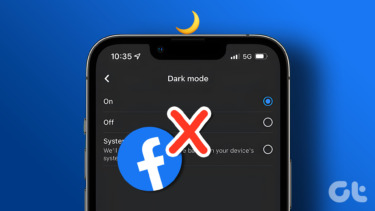 5 Best Fixes for Dark Mode Not Working in Facebook App on iPhone