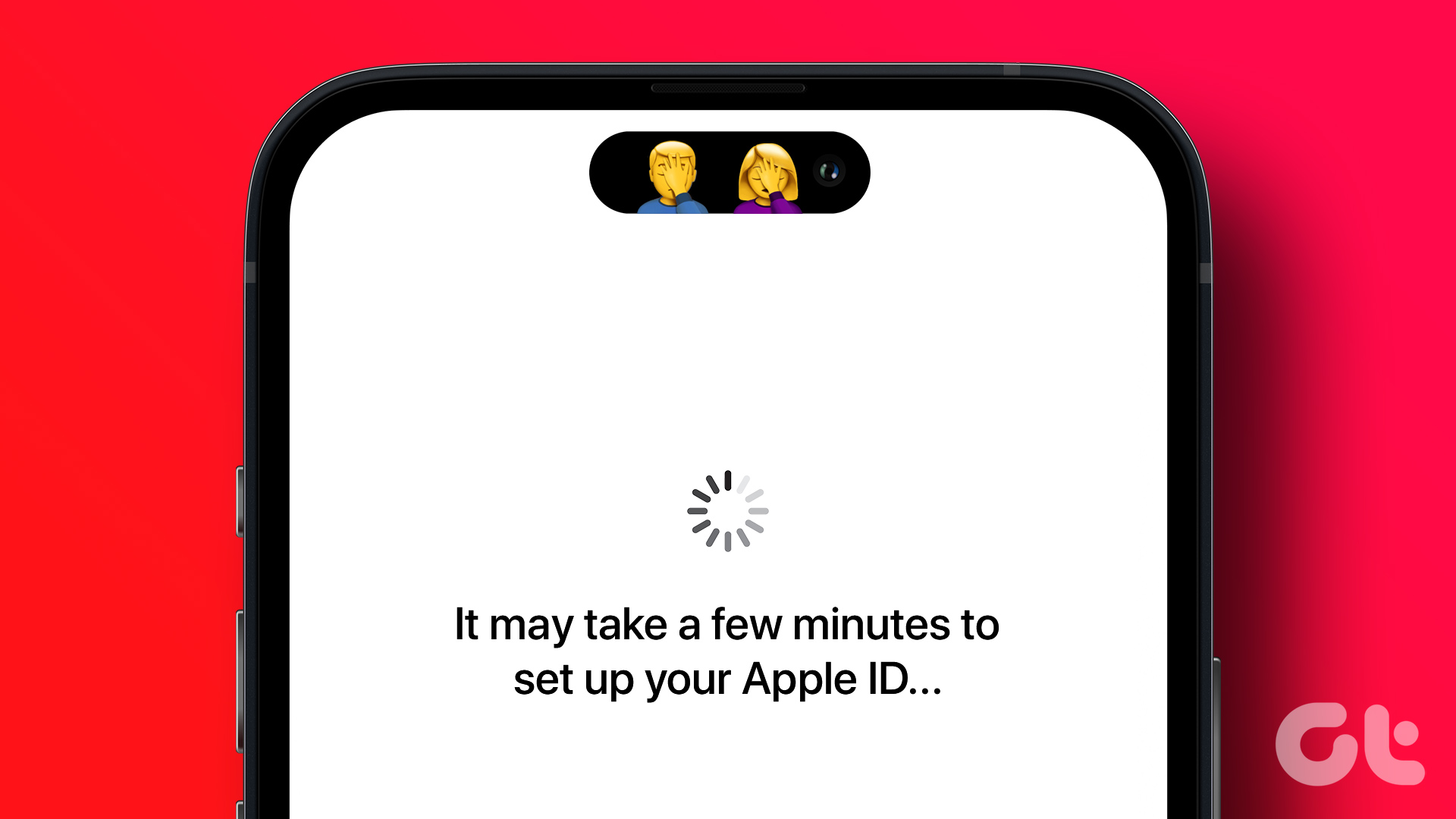 iPhone stuck on setting up Apple ID
