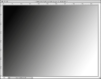 Black White Photoshop Gradient Layer