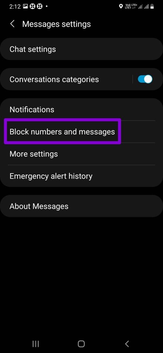 Block Numbers and Messages