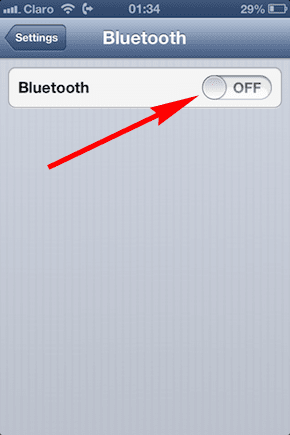 Bluetooth Off