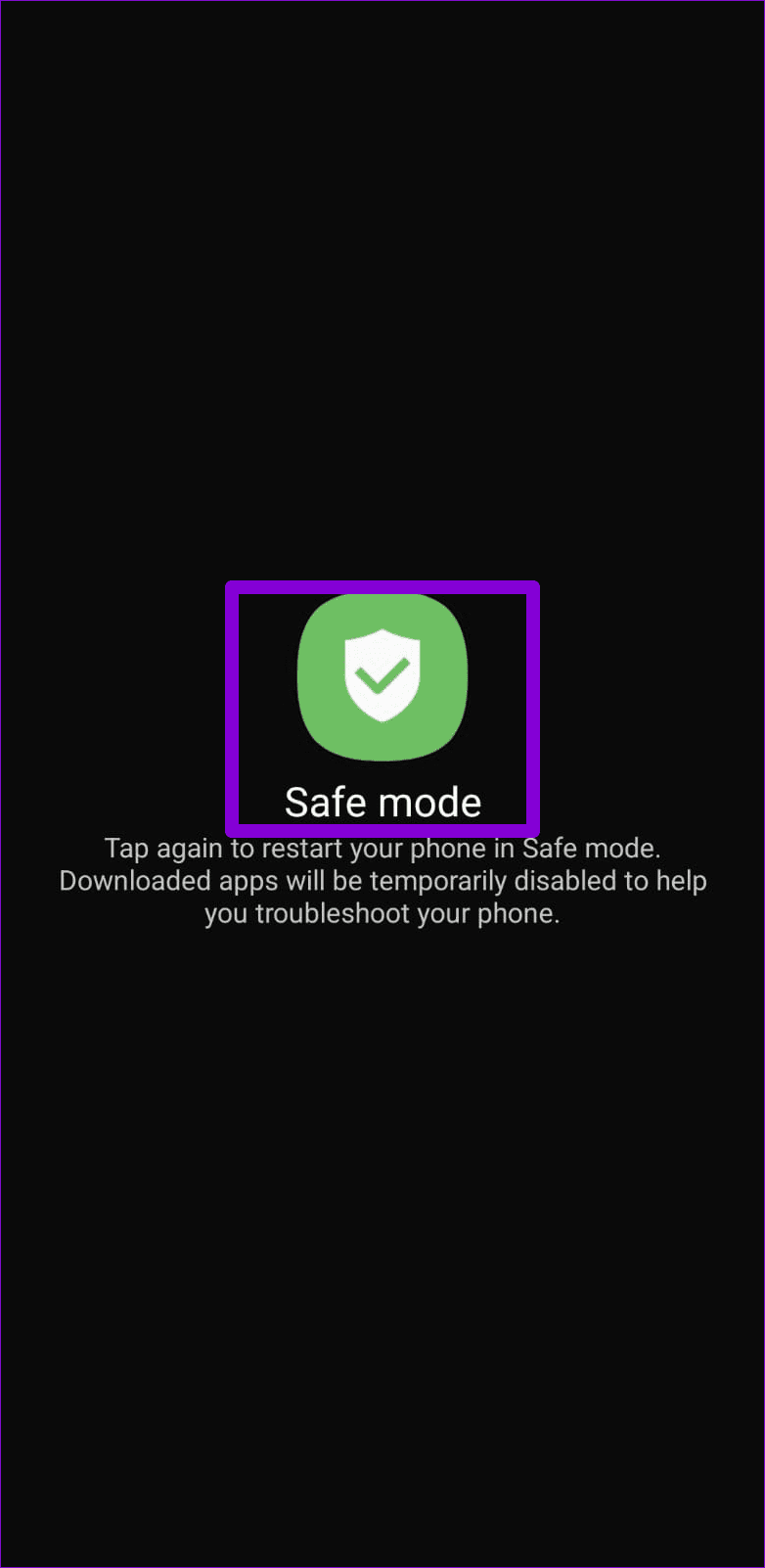Boot Android in Safe Mode