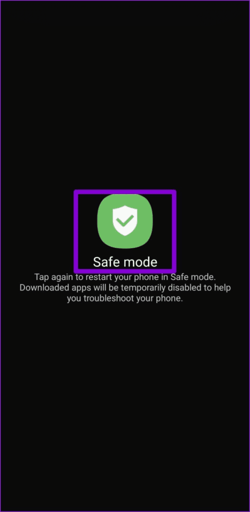 Boot Android in safe mode 5