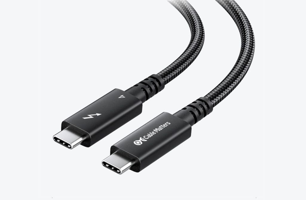 Cable Matters Braided Active Thunderbolt 4 Cable