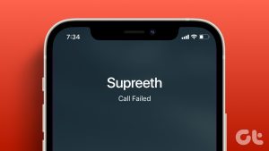 Call Failed Error iPhone