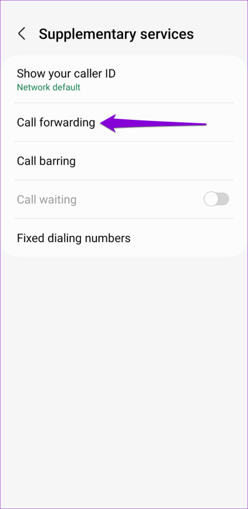 Call Forwarding on Android