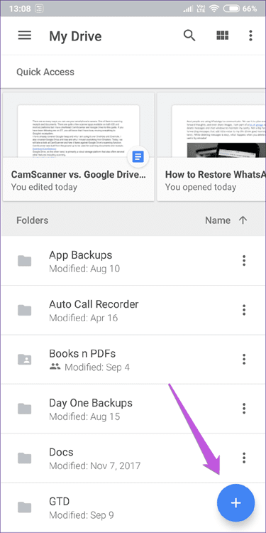 Cam Scanner Vs  Google Drive Scan 3