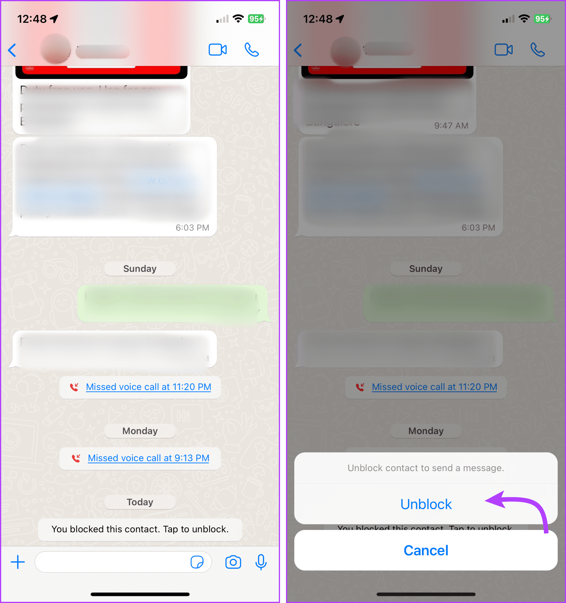 What Happens When You Block Someone on WhatsApp