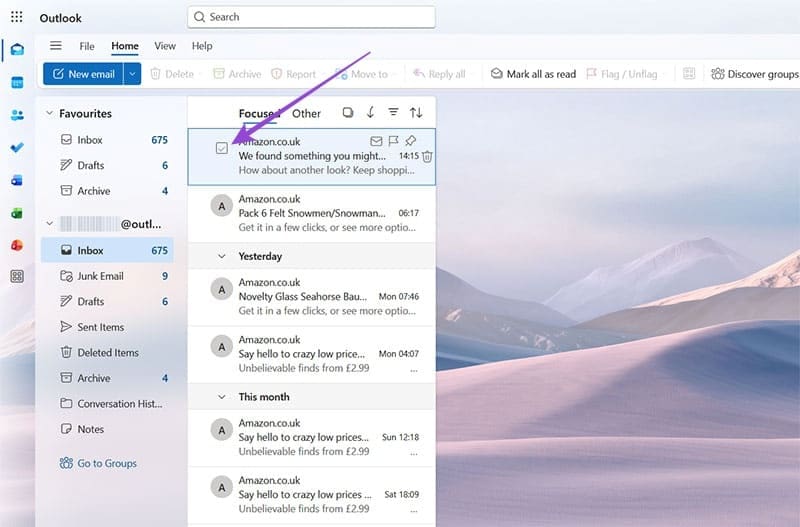 Cant Select Multiple Emails in Outlook – What to Do 1 - 1
