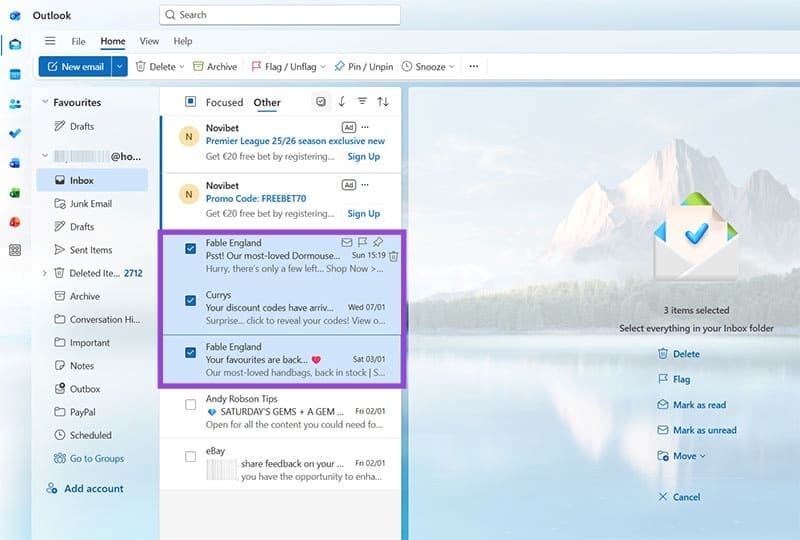 Cant Select Multiple Emails in Outlook – What to Do 4 - 4