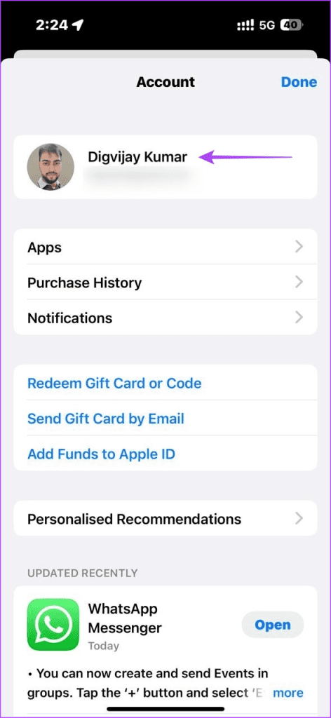 Change App Store Country or Region on iPhone