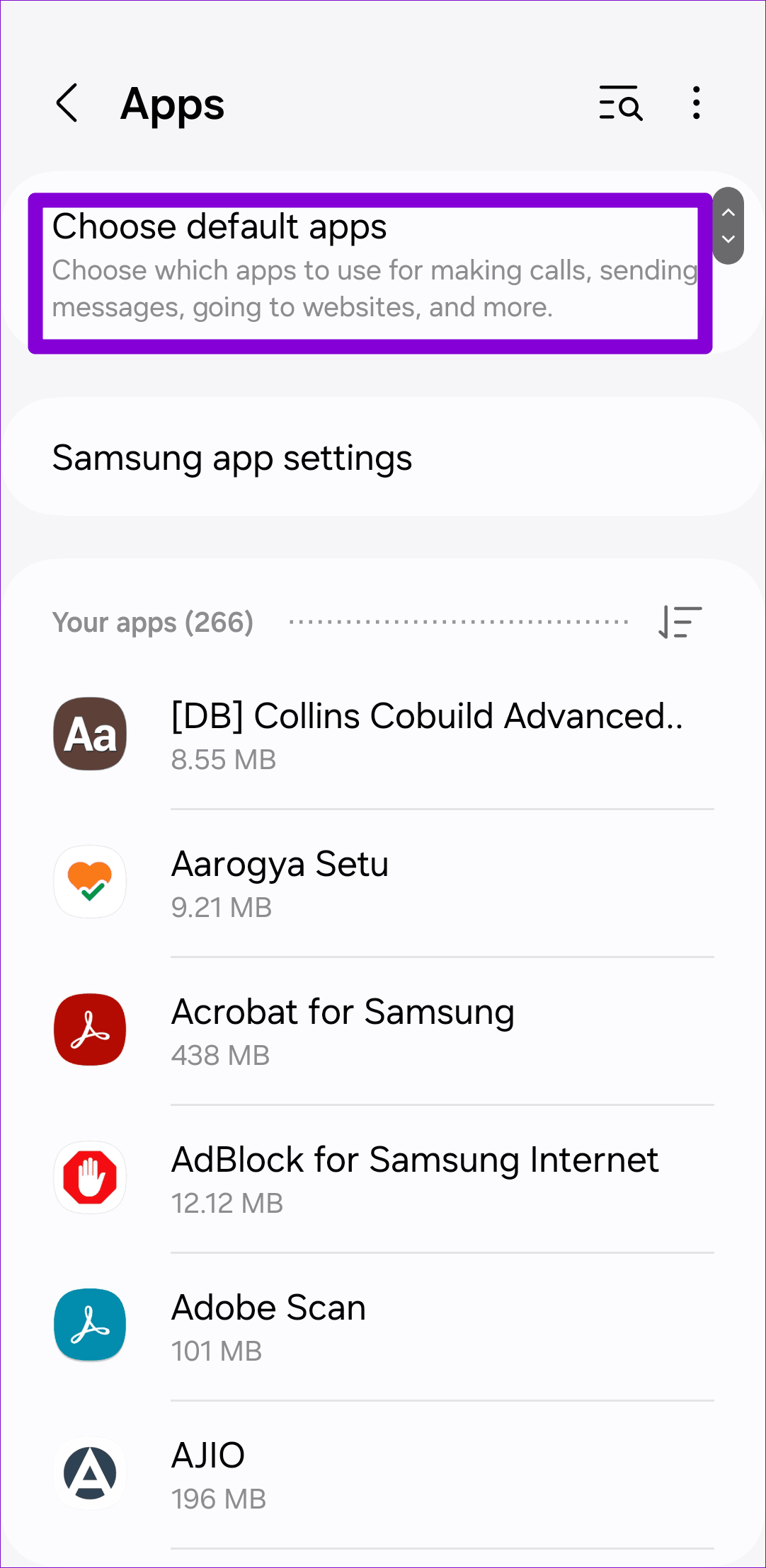 Change Default Apps on Android
