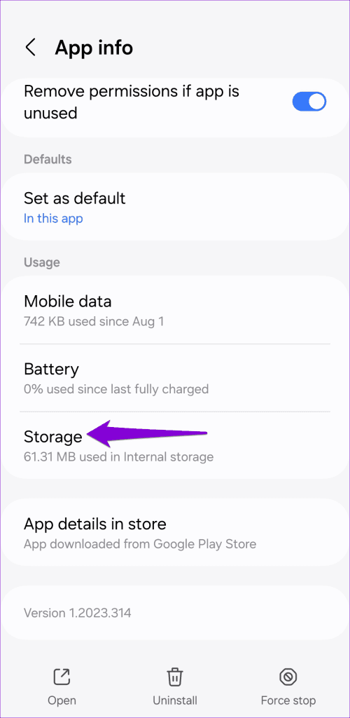 ChatGPT Storage on Android