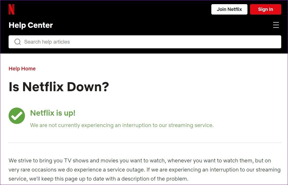 Check If Netflix Is Down