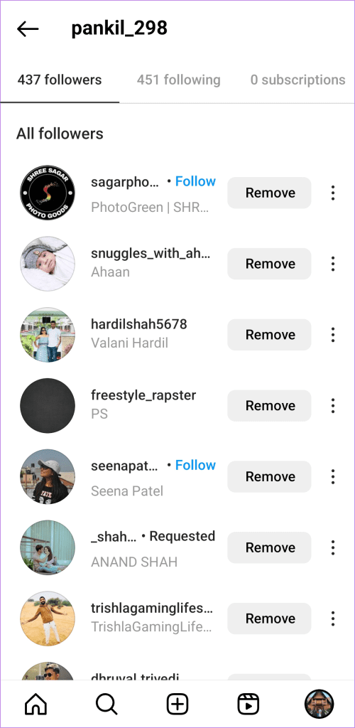 Check Recent Followers on Instagram App for Android and iPhone