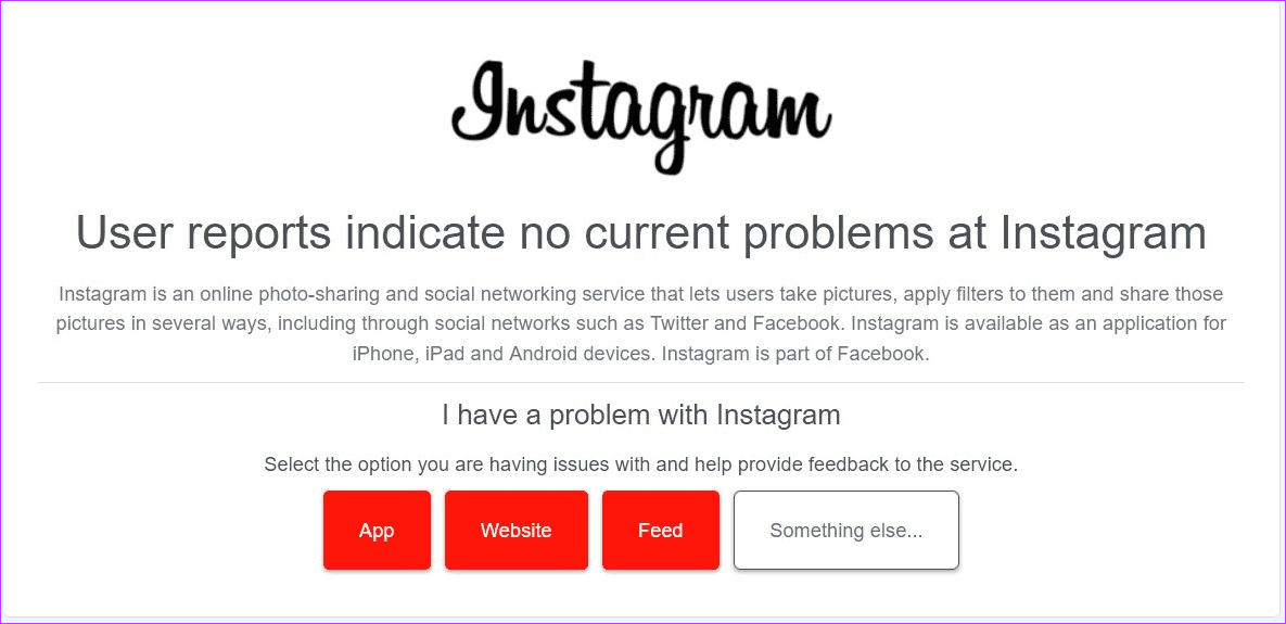 Check if Instagram Is Down