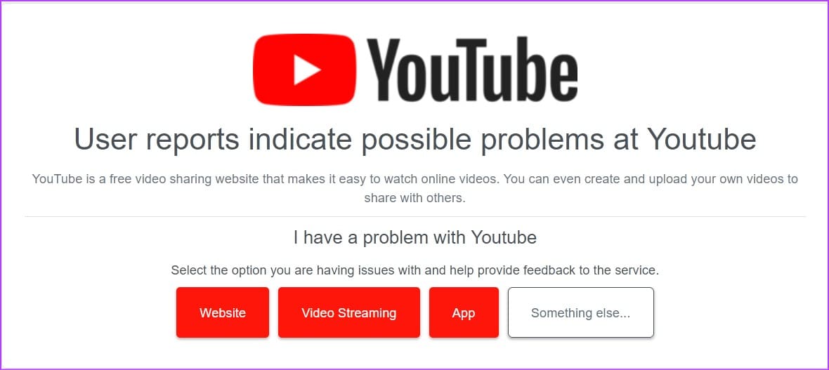 Check if YouTube Is Down 
