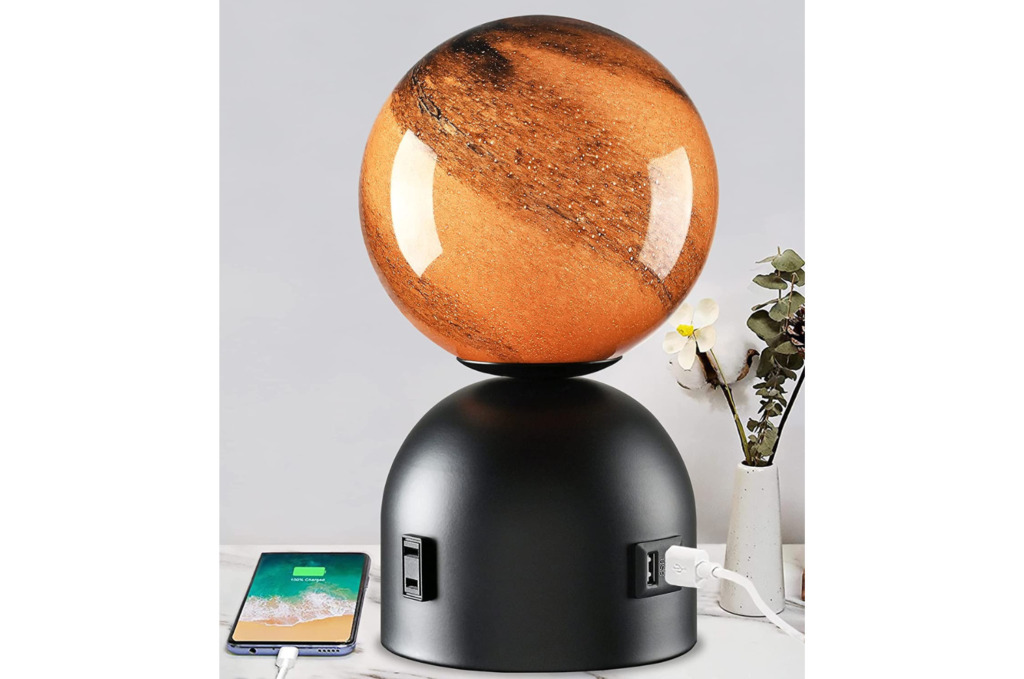 Chime Eolian Bedside Table Lamp With USB