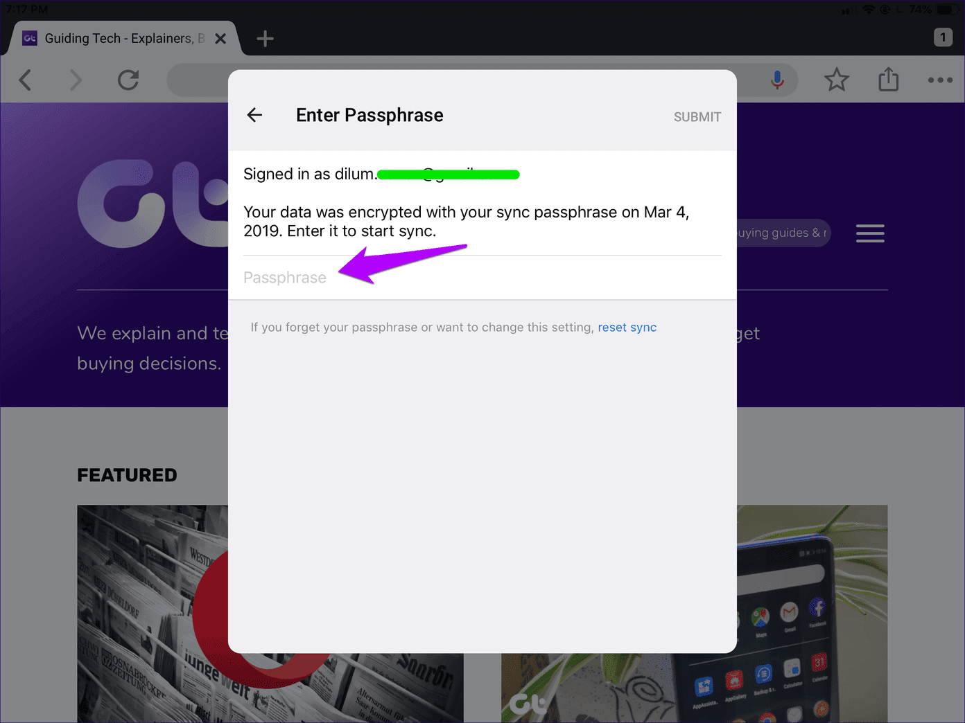 Chrome Ios Not Syncing 6