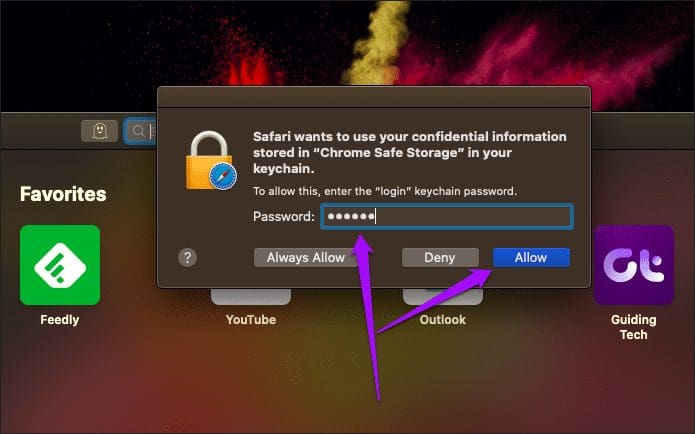 Chrome Passwords Sync to Safari Mac 3