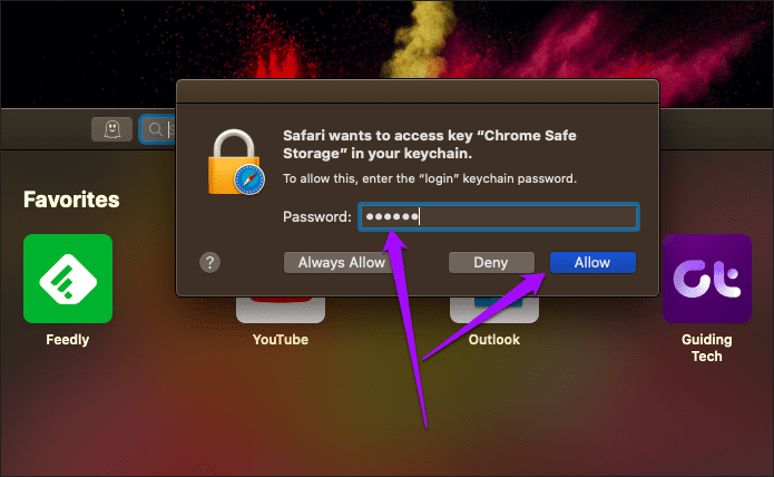 Chrome Passwords Sync to Safari Mac 4