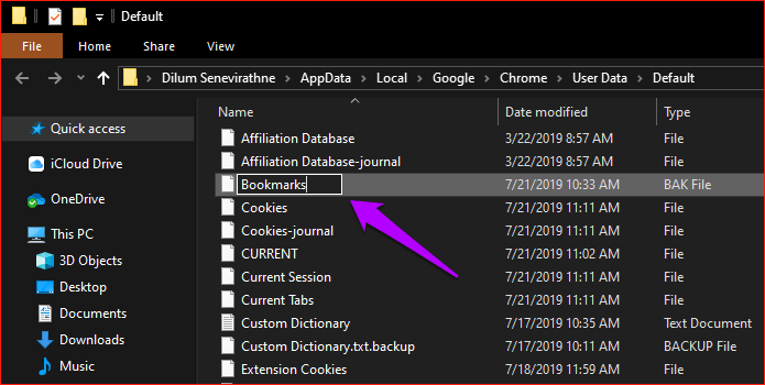 Chrome Recover Deleted Bookmarks 10