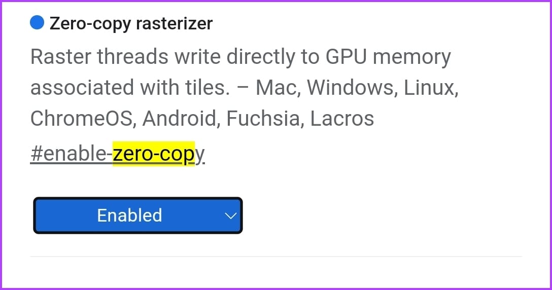 Chrome Zero Copy Rasterizer