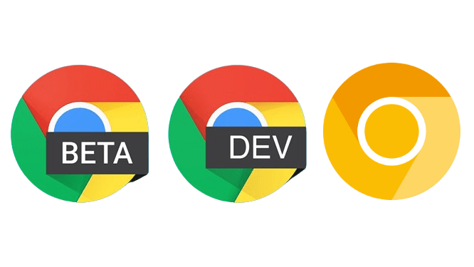 Chrome vs. Chrome Beta. vs. Chrome Dev