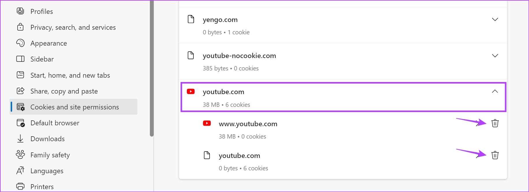 Clear Cache on Edge 1 - 8
