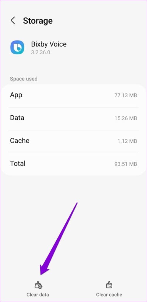 Clear Data for Bixby