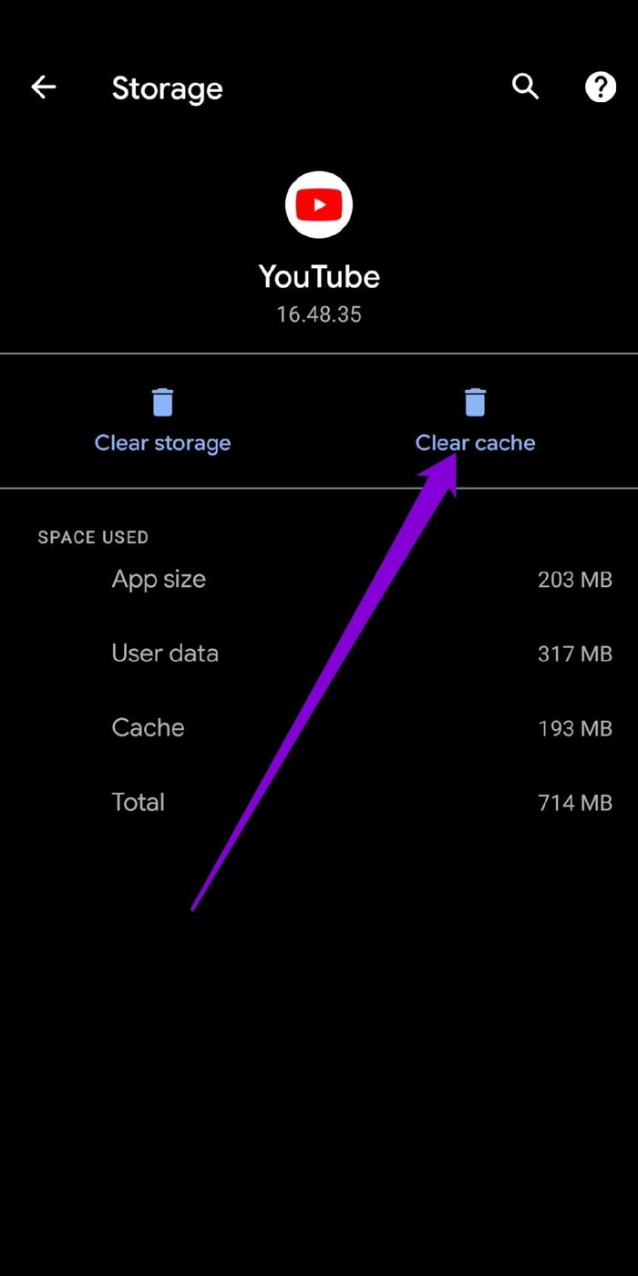 Clear You Tube Cache