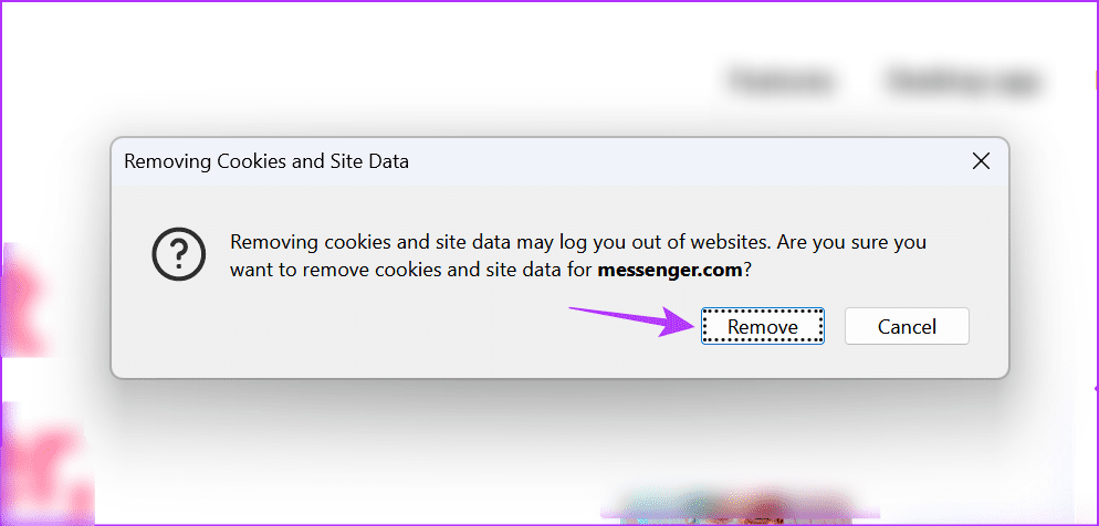 Click on Remove Firefox