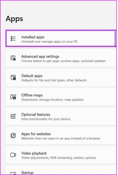 Click on installed apps 1024x624 1