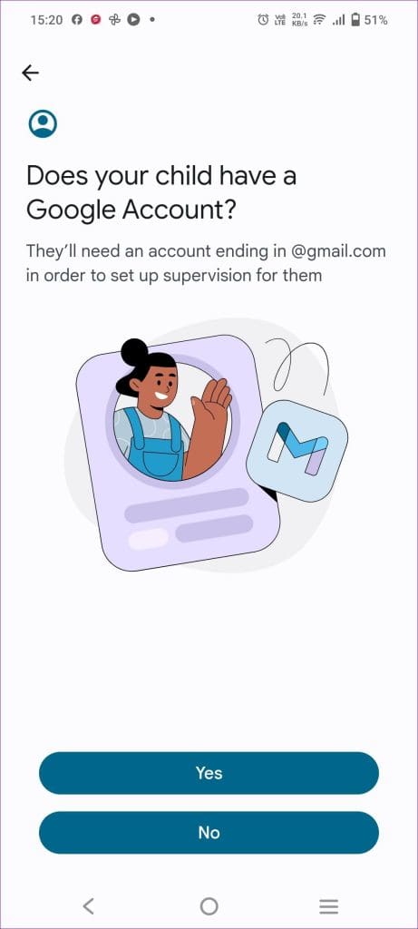 Confirm Google Account Parental Link