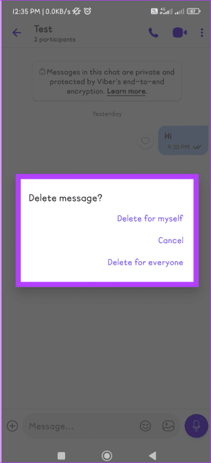 Confirm delete